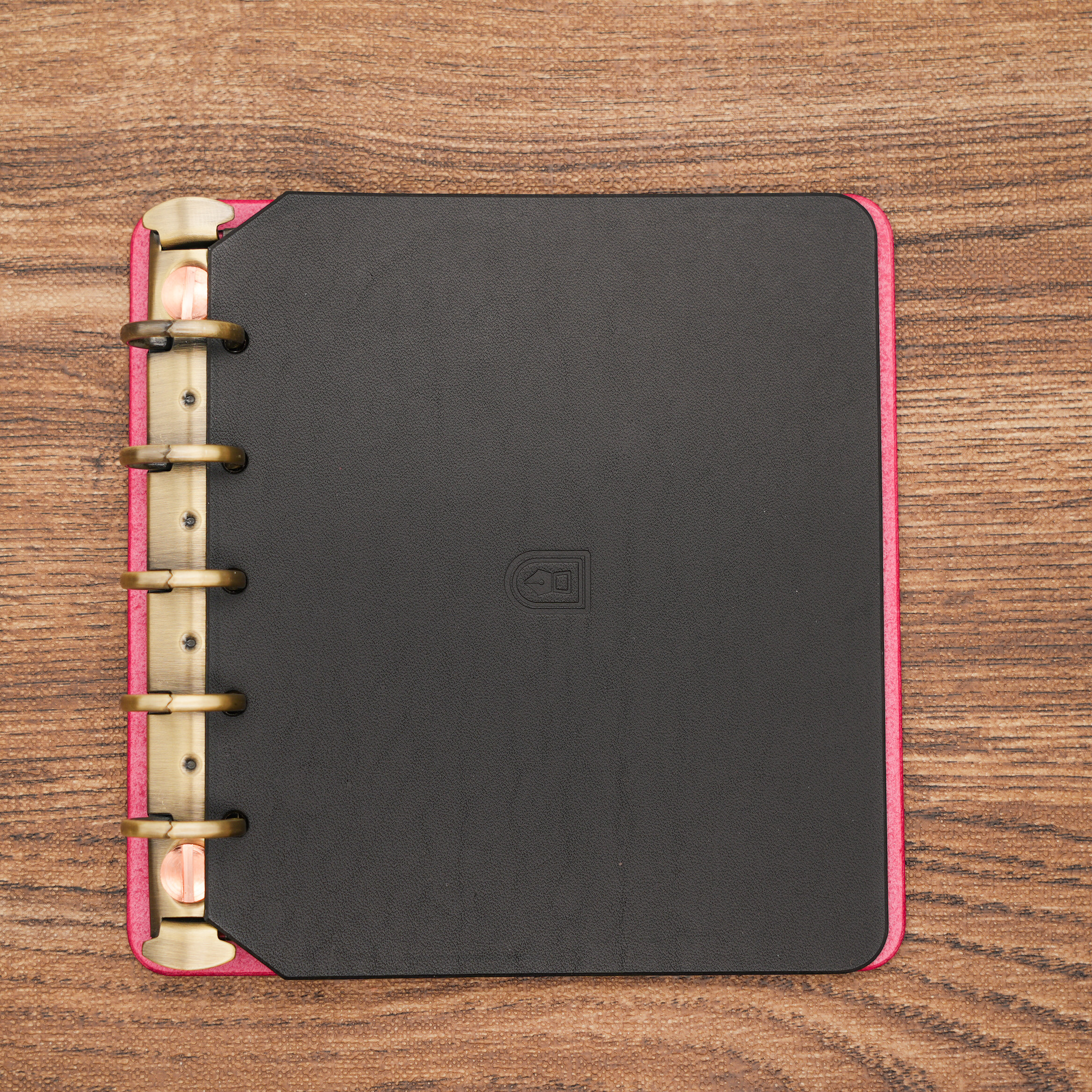 文具のキシダオリジナル　Ｍ５スクエア自由メモ　ブルガロ（ブラック）＆シビラリスシオ（フクシア）